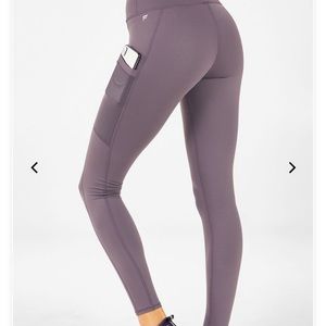 Purple Fabletics Mila high-waisted pocket leggings